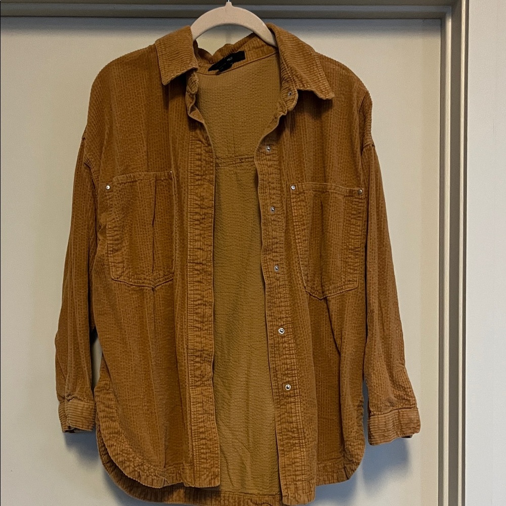 Corduroy Button Up Shirt